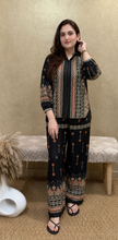 Olive Whisper Co-Ord Set -Black