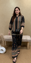 Olive Whisper Co-Ord Set -Black