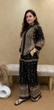 Olive Whisper Co-Ord Set -Black