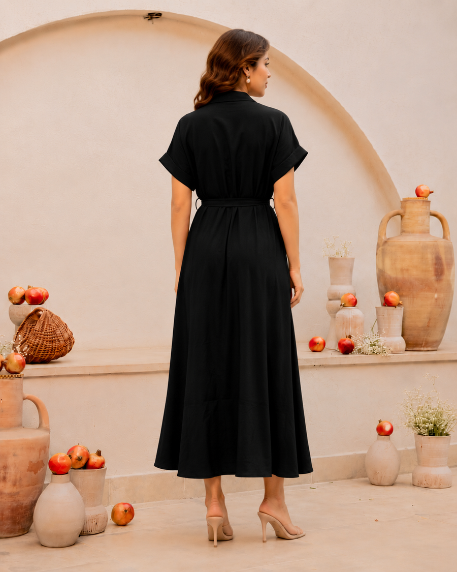 Noir Muse Ethnic Set -Black
