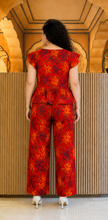 Midnight Heritage Co-Ord Set-Rust Red