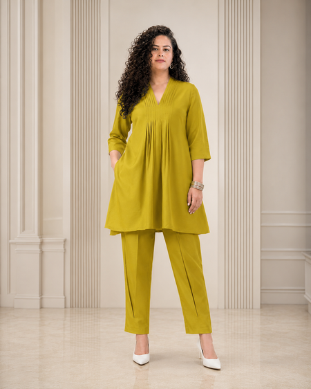 Premium Rayon Kurti Pant Co-ord Set for Women
