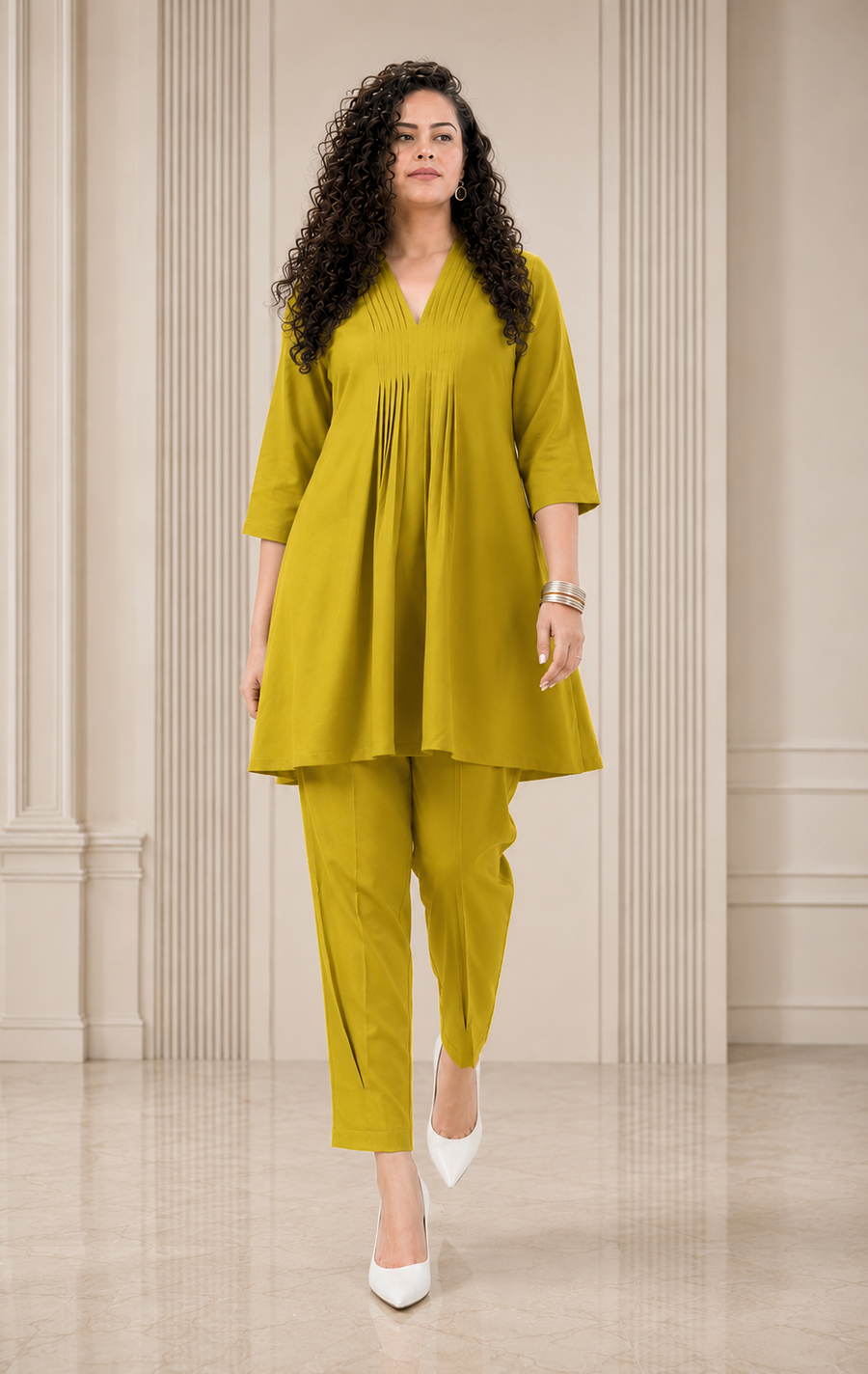Celestial Nomad Co-Ord Set -Yellow