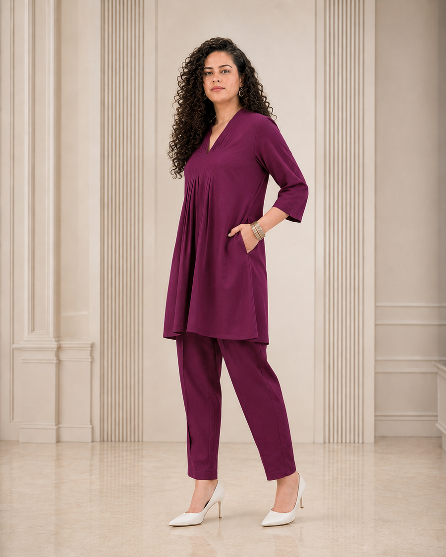 Wanderlust Muse Outfit - Rich Plum