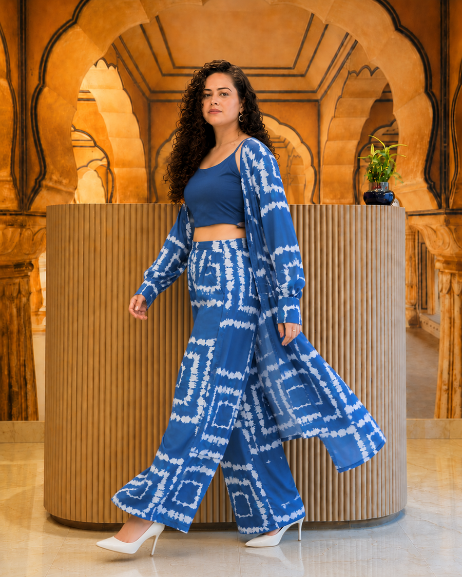 Nomadic Grace Outfit Set - Blue