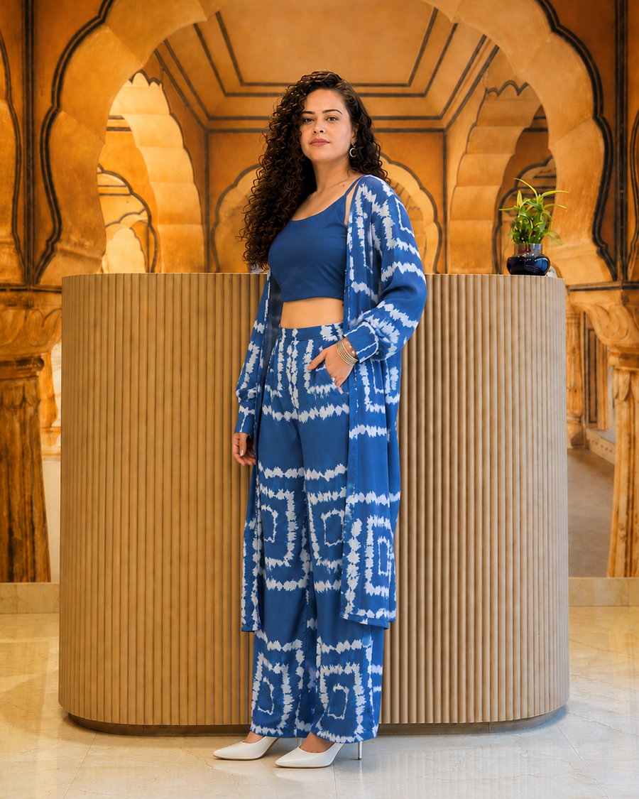 Nomadic Grace Outfit Set - Blue