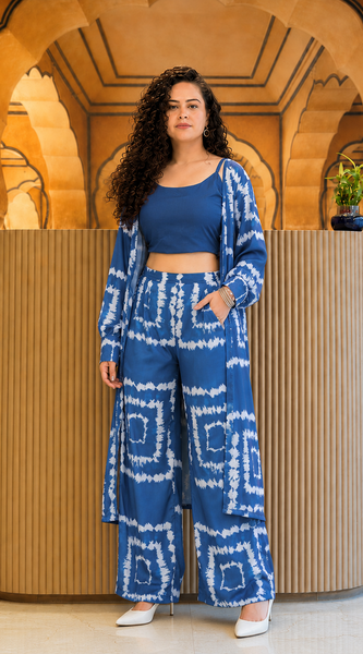 Nomadic Grace Outfit Set - Blue