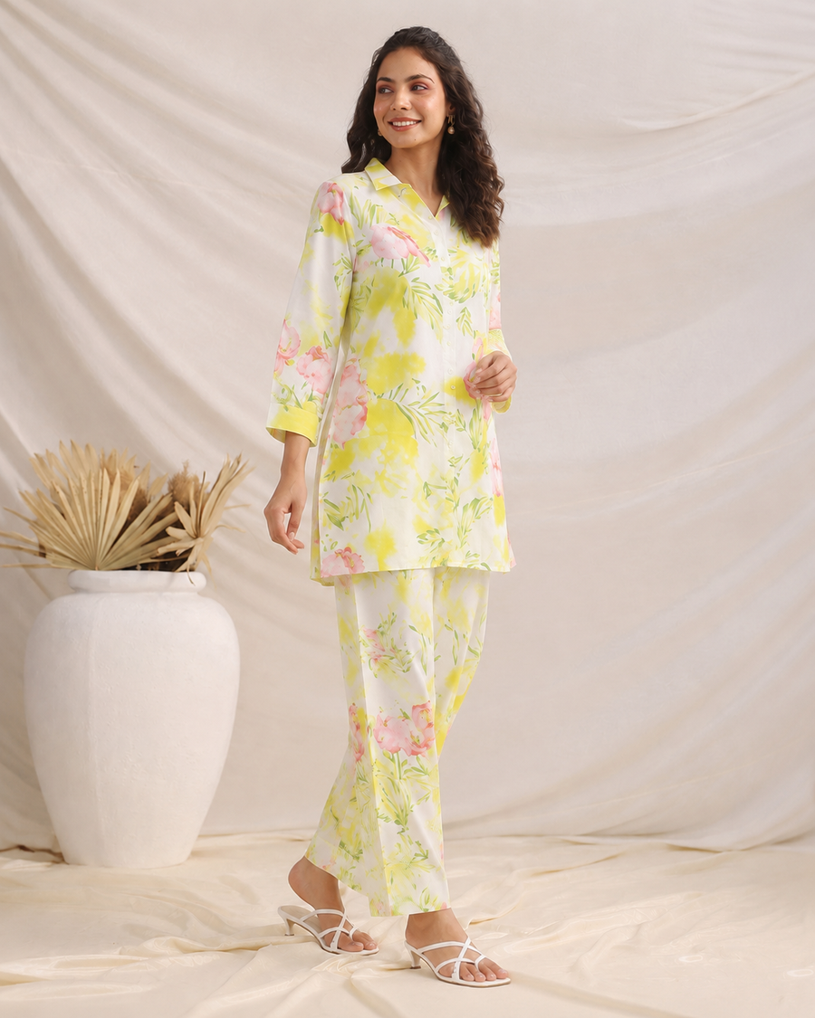 Indie Muse Co-Ord Set -Yellow