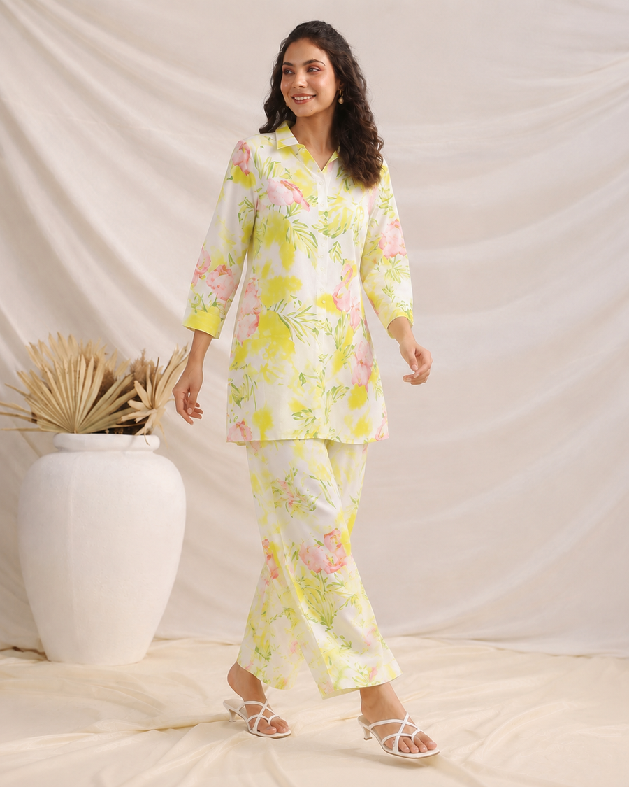 Indie Muse Co-Ord Set -Yellow